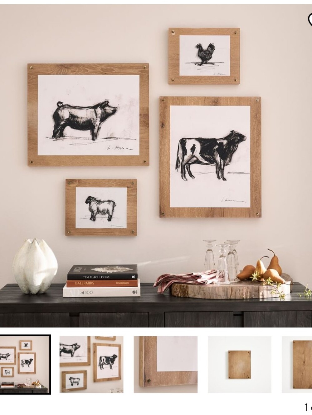 Two NWT Pottery Barn Sophie Gallery Frames 11x14"
